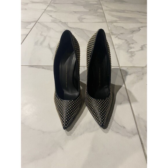 Giuseppe Zanotti Womens Studded Platform Stiletto Heel Leather Black Size 9 - Picture 7 of 12